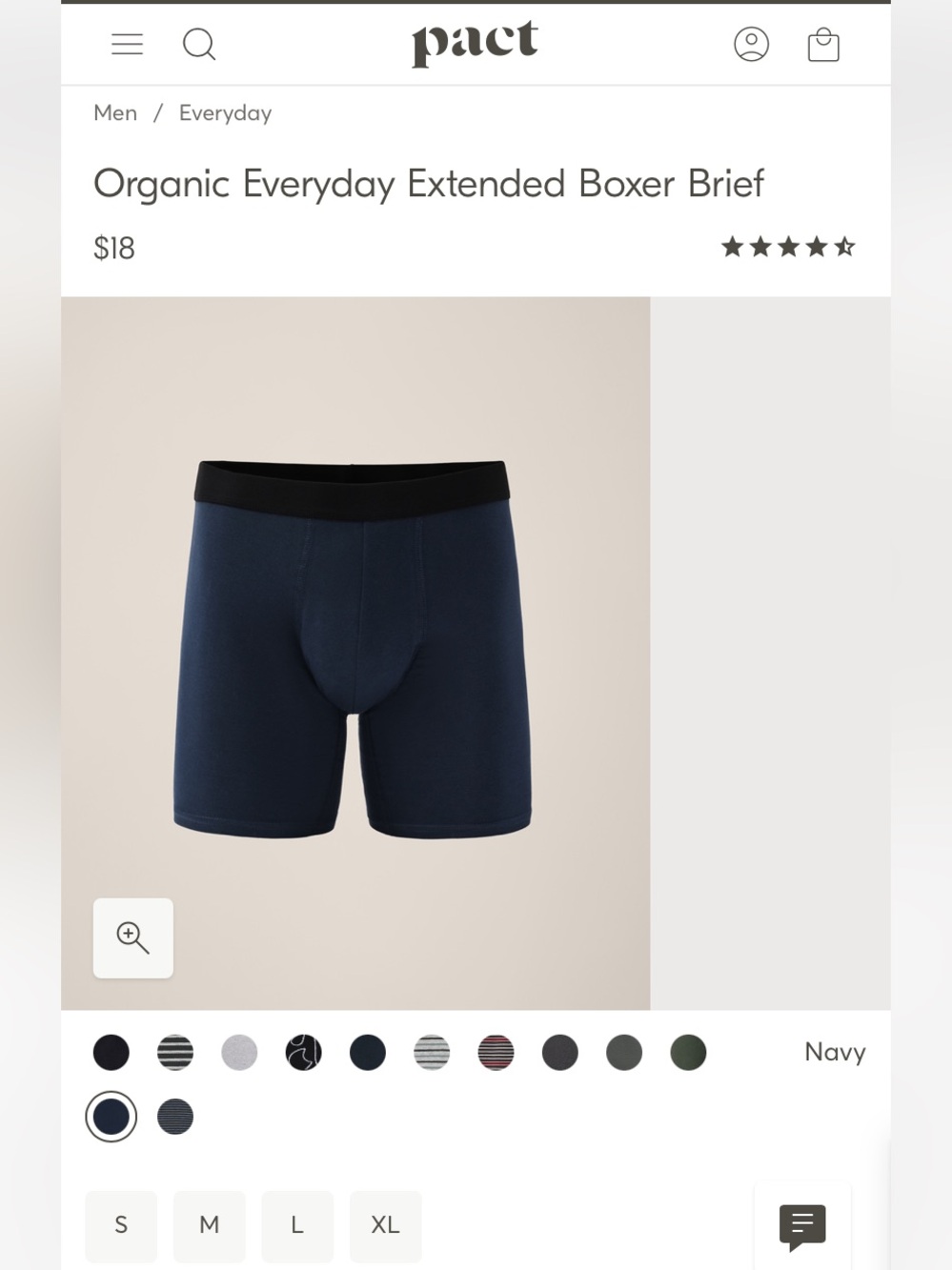 Organic everday extended Boxer brief